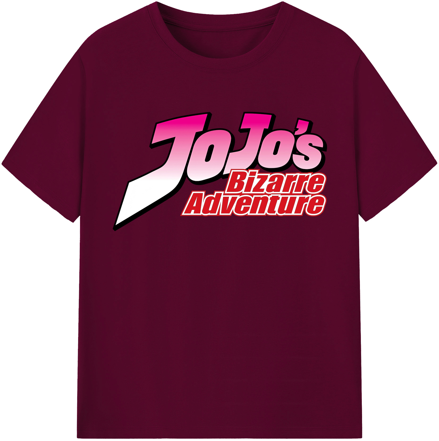 （画像用） ジョジョの奇妙な冒険 JoJo's Bizarre Adventure レディースカジュアルプリントTシャツ（綿100％）